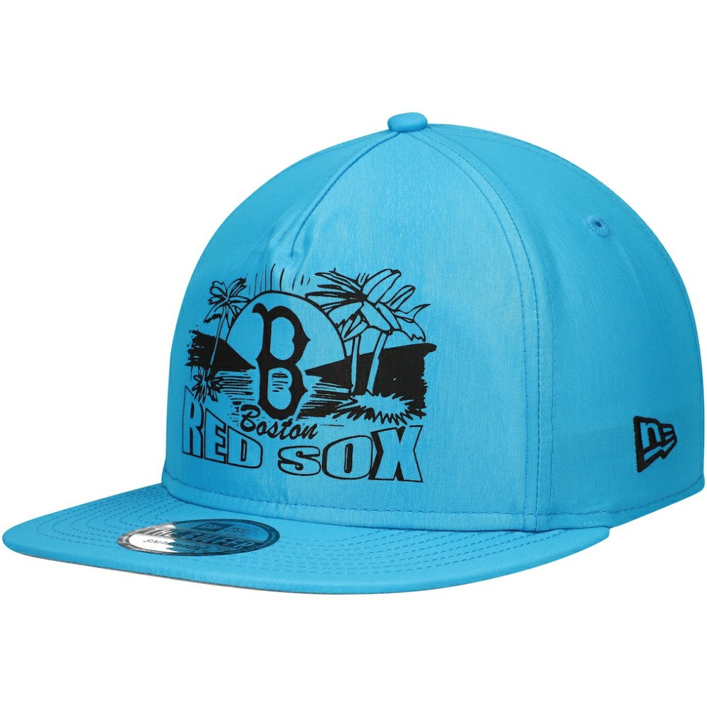 Boston Red Sox Neon Golfer Snapback Hat Blue
