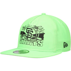San Francisco Giants Neon Golfer Snapback Hat Green