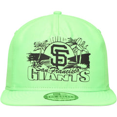 San Francisco Giants Neon Golfer Snapback Hat Green