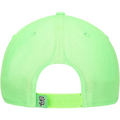 San Francisco Giants Neon Golfer Snapback Hat Green