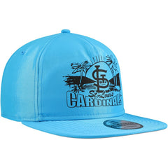 St. Louis Cardinals Neon Golfer Snapback Hat Blue