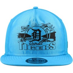 Detroit Tigers Neon Golfer Snapback Hat Blue