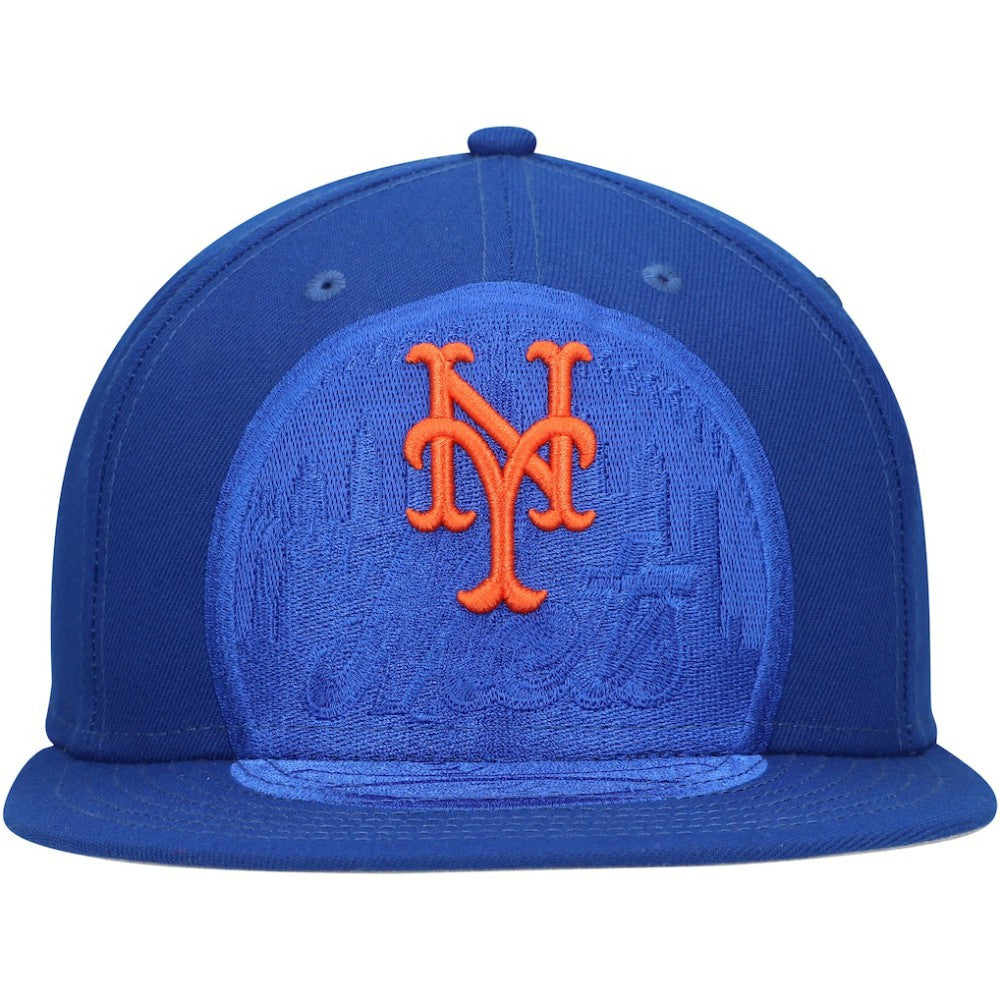 New York Mets Shadow Logo 59FIFTY Fitted Hat Royal