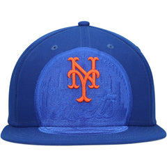 New York Mets Shadow Logo 59FIFTY Fitted Hat Royal
