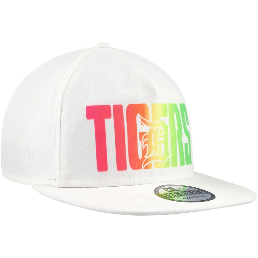 Detroit Tigers Spring Spectrum Golfer Snapback Hat White