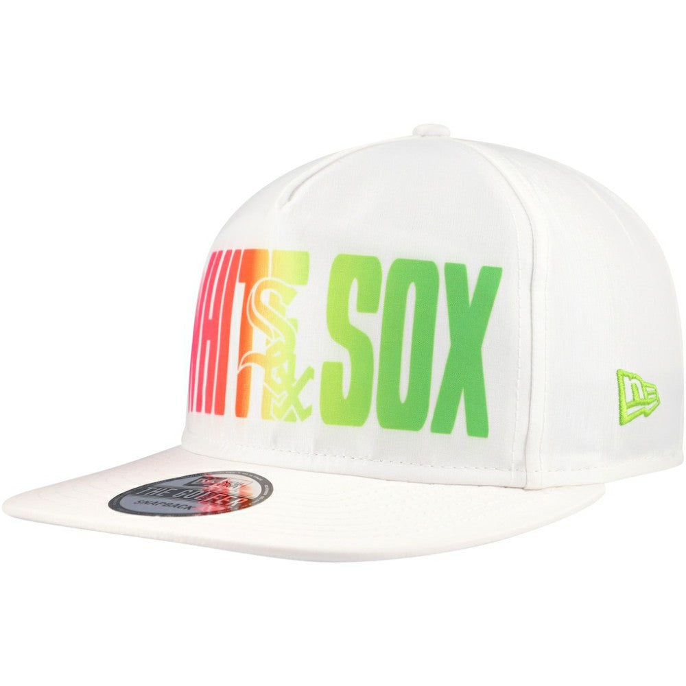 Chicago White Sox Spring Spectrum Golfer Snapback Hat White
