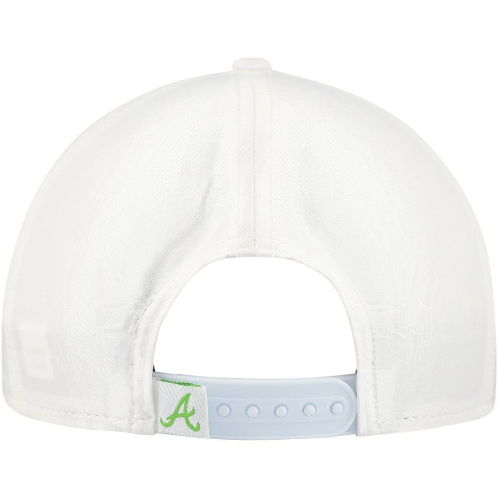Atlanta Braves Spring Spectrum Golfer Snapback Hat White