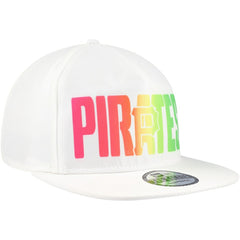 Pittsburgh Pirates Spring Spectrum Golfer Snapback Hat White