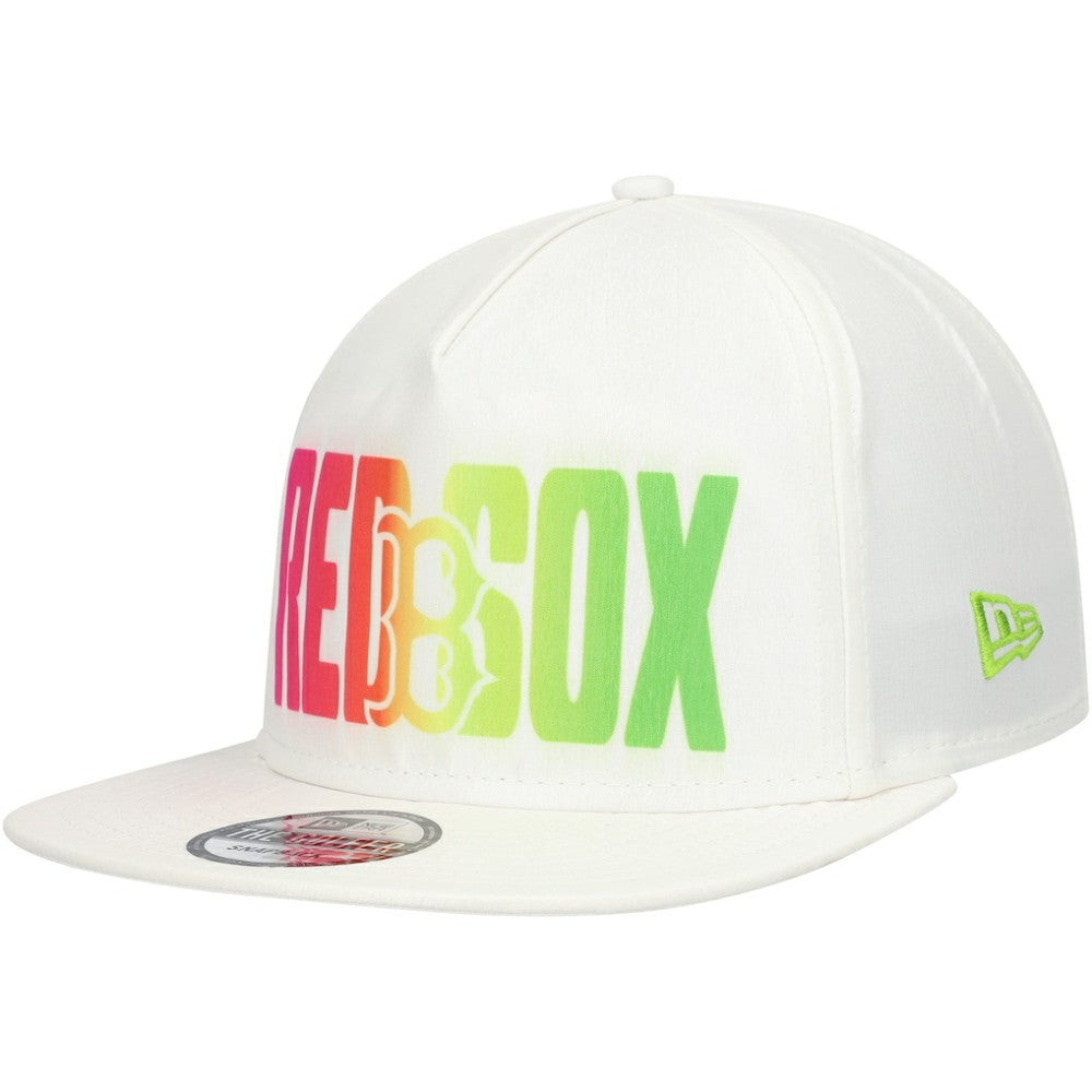 Boston Red Sox Spring Spectrum Golfer Snapback Hat White