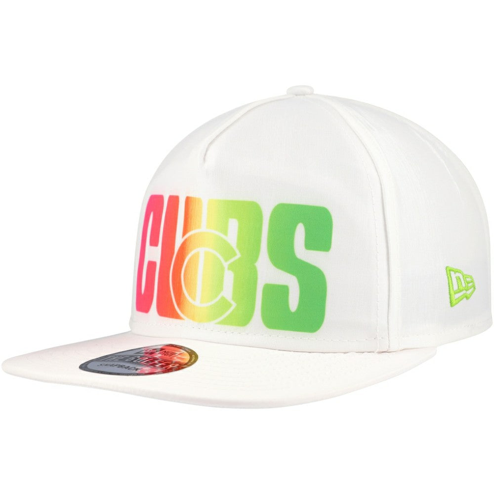 Chicago Cubs Spring Spectrum Golfer Snapback Hat White