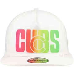 Chicago Cubs Spring Spectrum Golfer Snapback Hat White