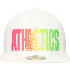 Athletics Spring Spectrum Golfer Snapback Hat White