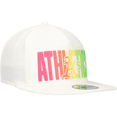 Athletics Spring Spectrum Golfer Snapback Hat White
