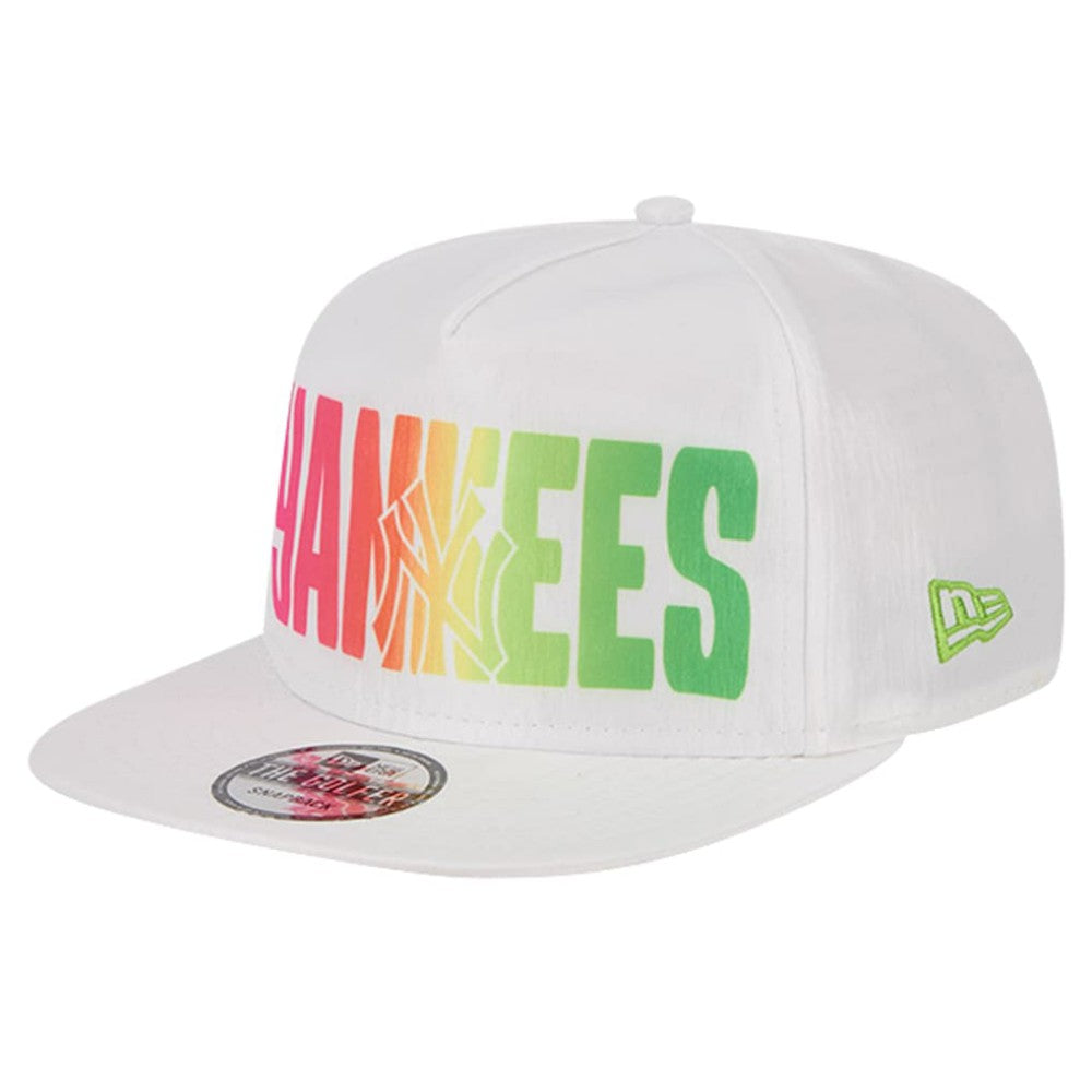 New York Yankees Spring Spectrum Golfer Snapback Hat White