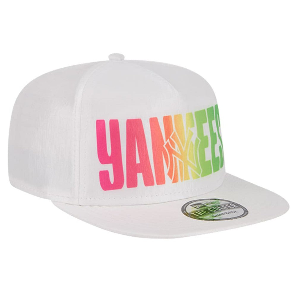 New York Yankees Spring Spectrum Golfer Snapback Hat White