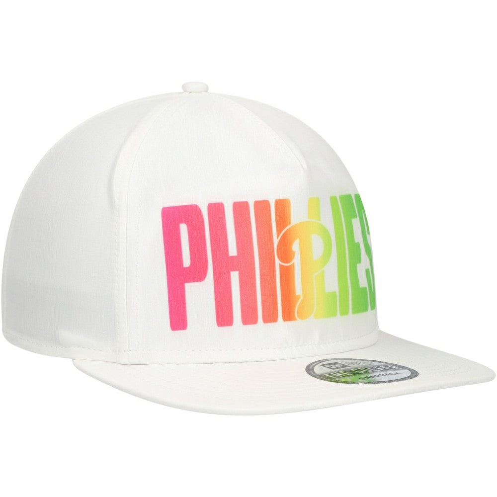 Philadelphia Phillies Spring Spectrum Golfer Snapback Hat White