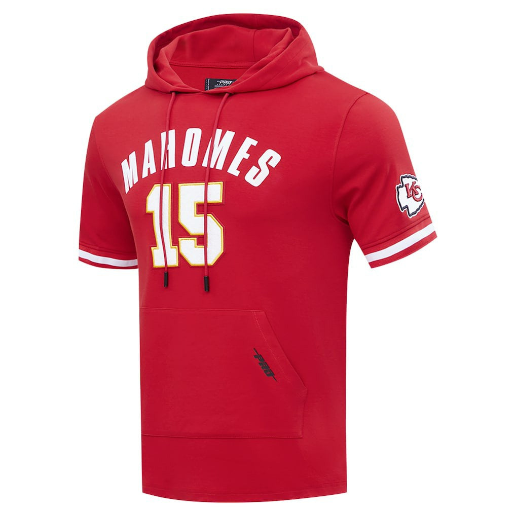 Patrick Mahomes Kansas City Chiefs Pro Standard Player Name & Number Hoodie T-Shirt - Red discount