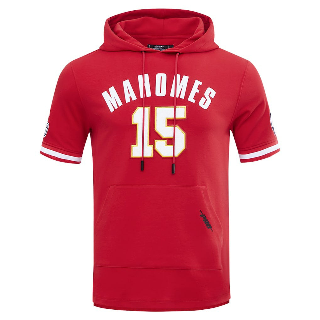 Patrick Mahomes Kansas City Chiefs Pro Standard Player Name & Number Hoodie T-Shirt - Red discount