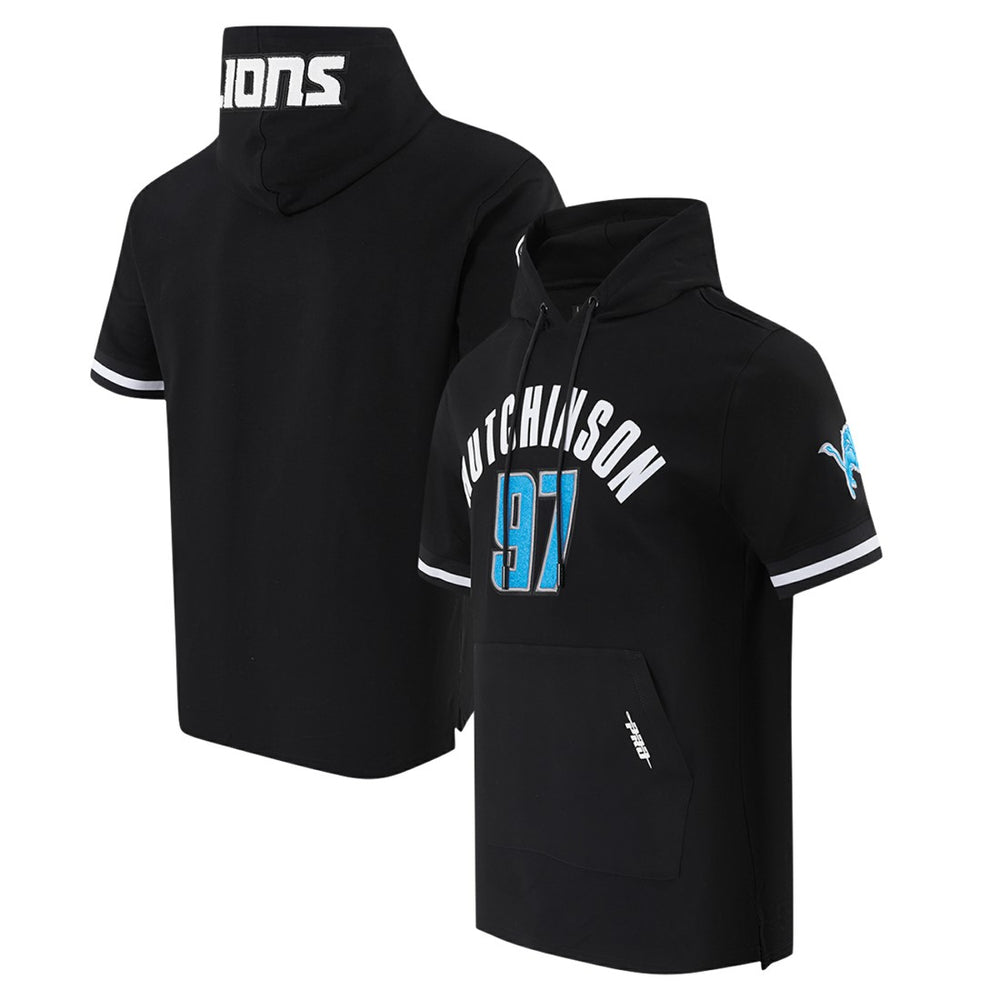 Aidan Hutchinson Detroit Lions Pro Standard Player Name & Number Hoodie T-Shirt - Black online
