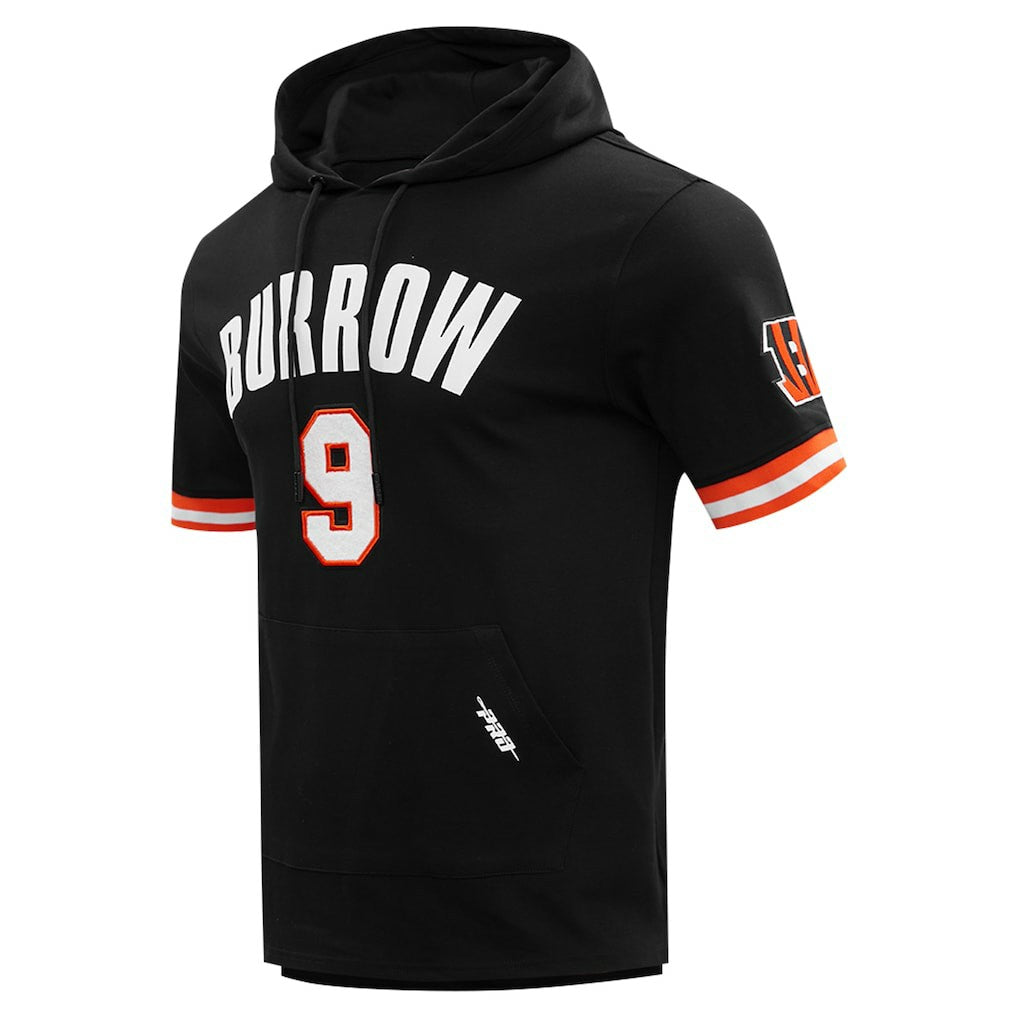 Joe Burrow Cincinnati Bengals Pro Standard Player Name & Number Hoodie T-Shirt - Black discount