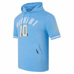 Justin Herbert Los Angeles Chargers Pro Standard Player Name & Number Hoodie T-Shirt - Powder Blue online