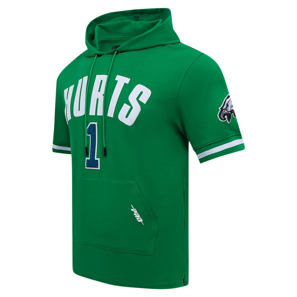 Jalen Hurts Philadelphia Eagles Pro Standard Player Name & Number Hoodie T-Shirt - Kelly Green on sale