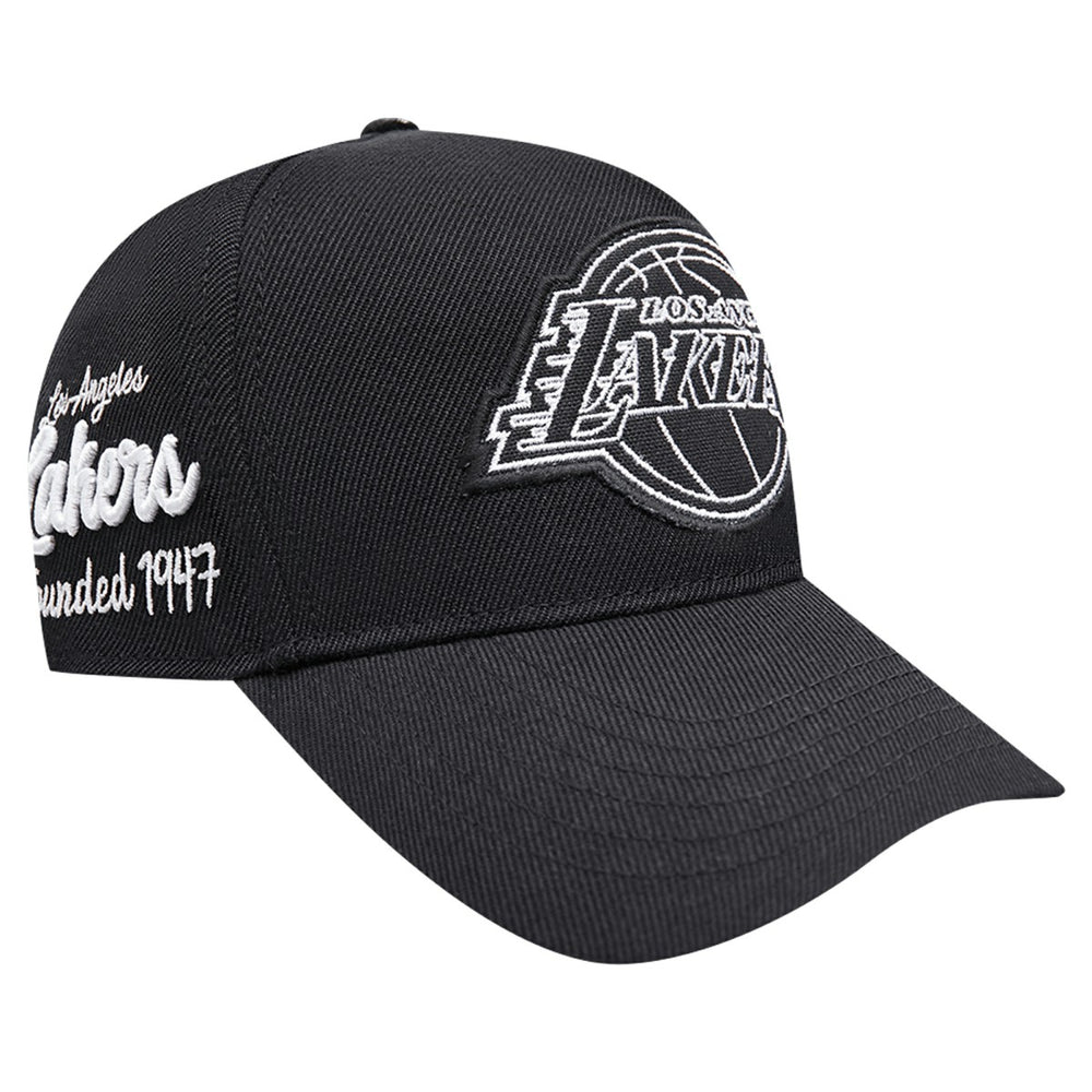 Los Angeles Lakers Pro Standard Paint the City Pinch Front Snapback Hat - Black outlet
