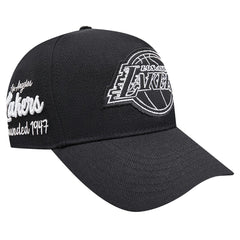 Los Angeles Lakers Pro Standard Paint the City Pinch Front Snapback Hat - Black outlet
