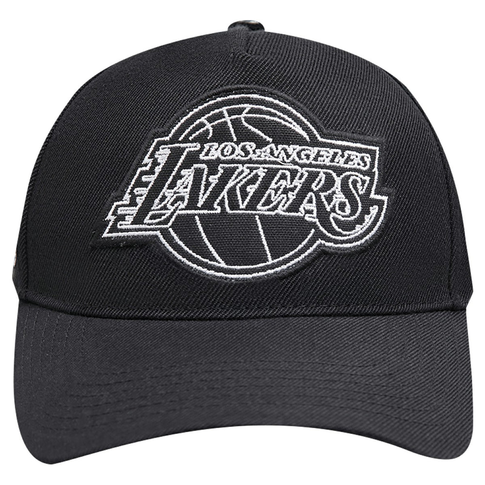 Los Angeles Lakers Pro Standard Paint the City Pinch Front Snapback Hat - Black outlet