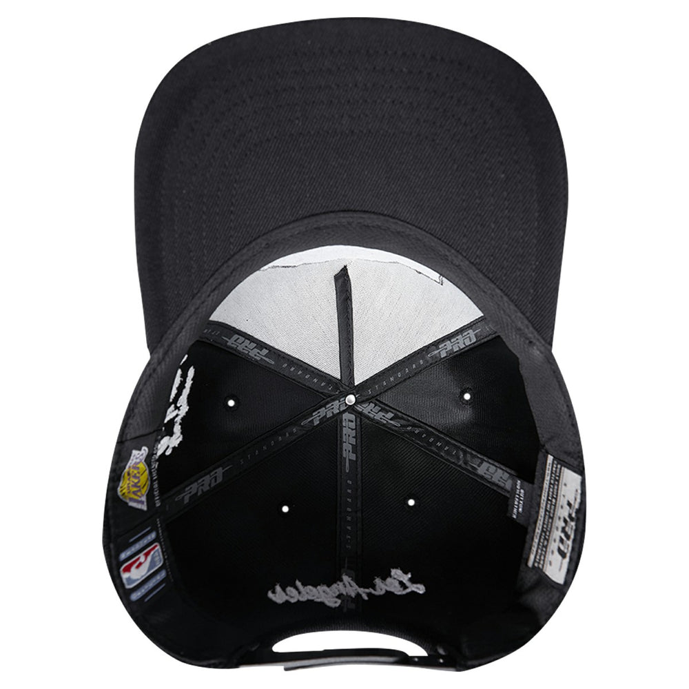 Los Angeles Lakers Pro Standard Paint the City Pinch Front Snapback Hat - Black outlet