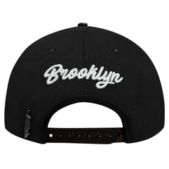 Brooklyn Nets Pro Standard Paint the City Pinch Front Snapback Hat - Black outlet