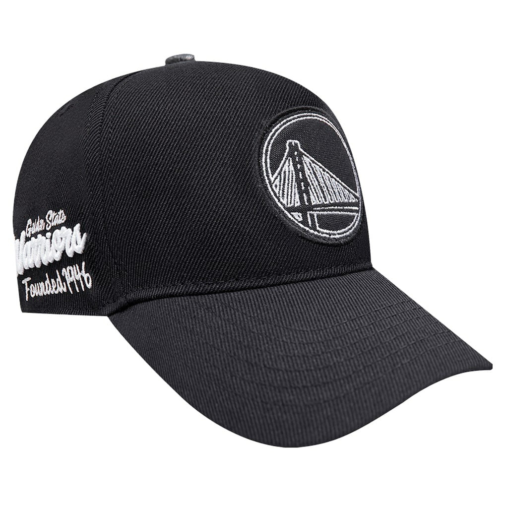 Golden State Warriors Pro Standard Paint the City Pinch Front Snapback Hat sale - Black on sale