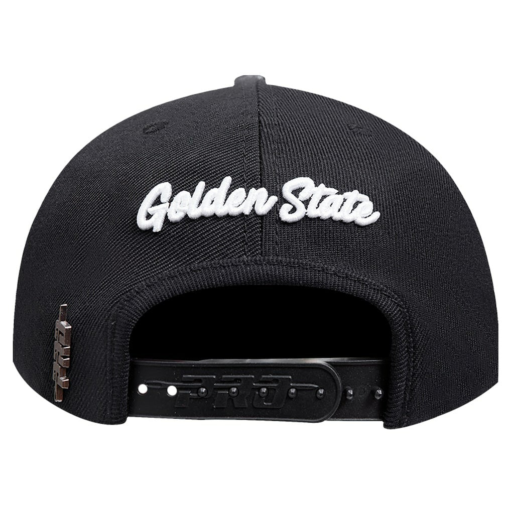 Golden State Warriors Pro Standard Paint the City Pinch Front Snapback Hat sale - Black on sale