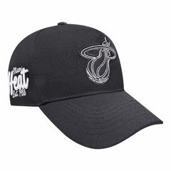 Miami Heat Pro Standard Paint the City Pinch Front Snapback Hat - Black online