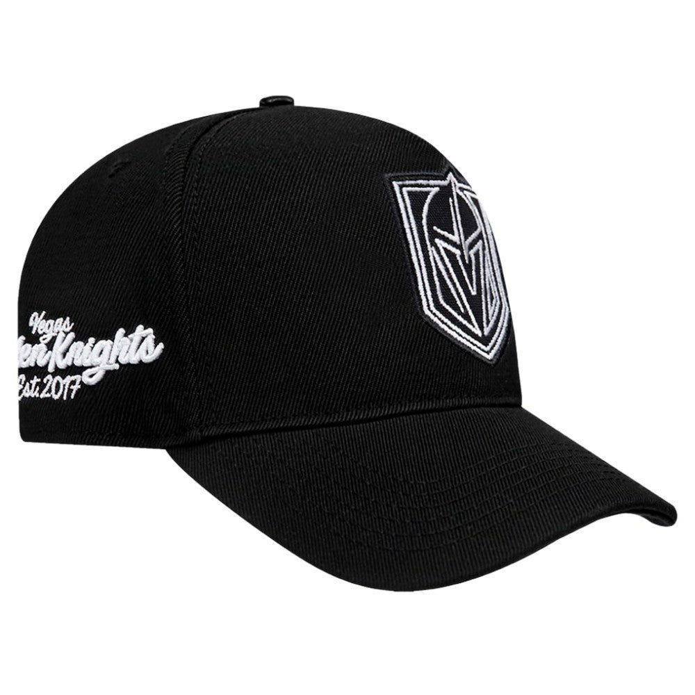 Vegas Golden Knights Pro Standard Paint the City Pinch Front Snapback Hat - Black Hats