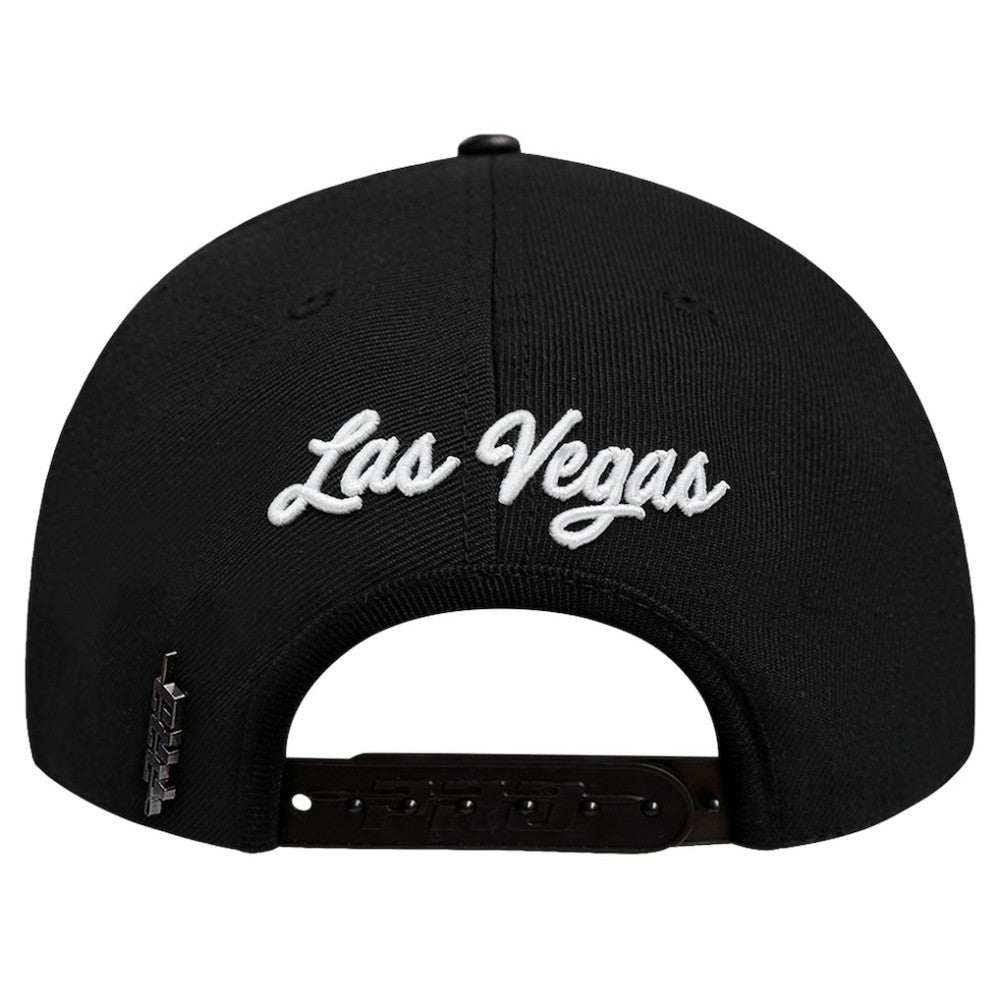 Vegas Golden Knights Pro Standard Paint the City Pinch Front Snapback Hat - Black Hats