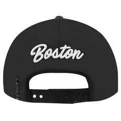 Boston Bruins Pro Standard Paint the City Pinch Front Snapback Hat - Black Hats