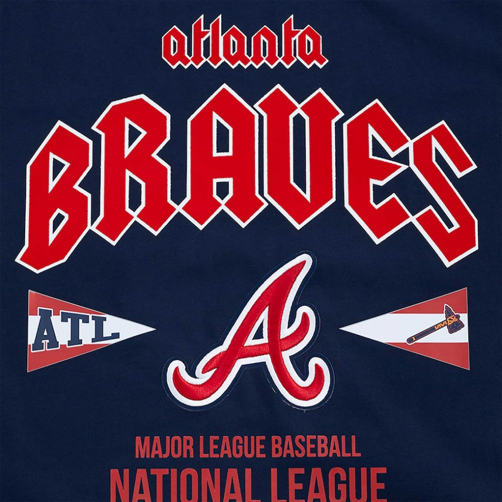 Atlanta Braves Pro Standard Oversized City Tour T-Shirt Navy