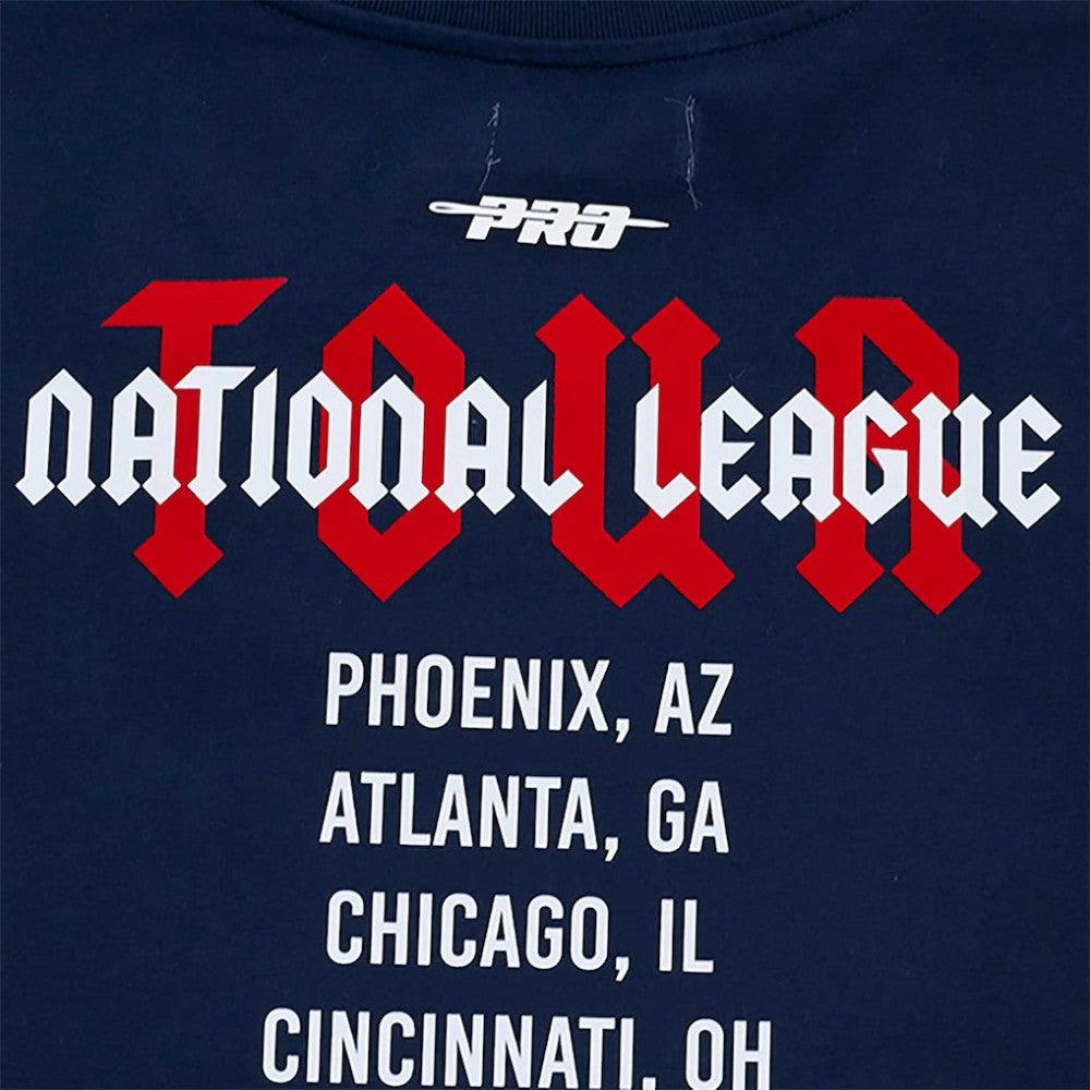 Atlanta Braves Pro Standard Oversized City Tour T-Shirt Navy