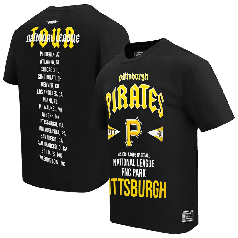 Pittsburgh Pirates Pro Standard Oversized City Tour T-Shirt Black