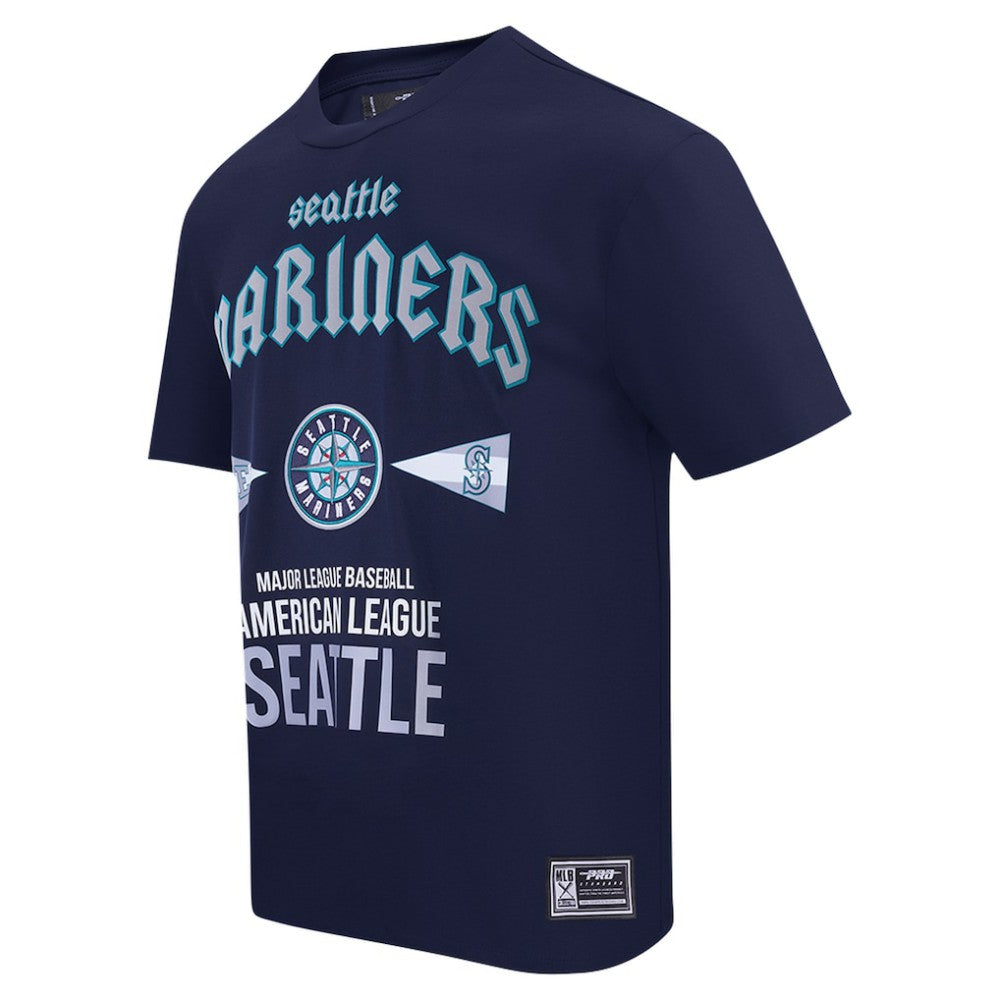 Seattle Mariners Pro Standard Oversized City Tour T-Shirt Navy