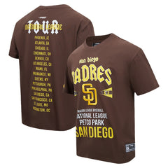 San Diego Padres Pro Standard Oversized City Tour T-Shirt Brown