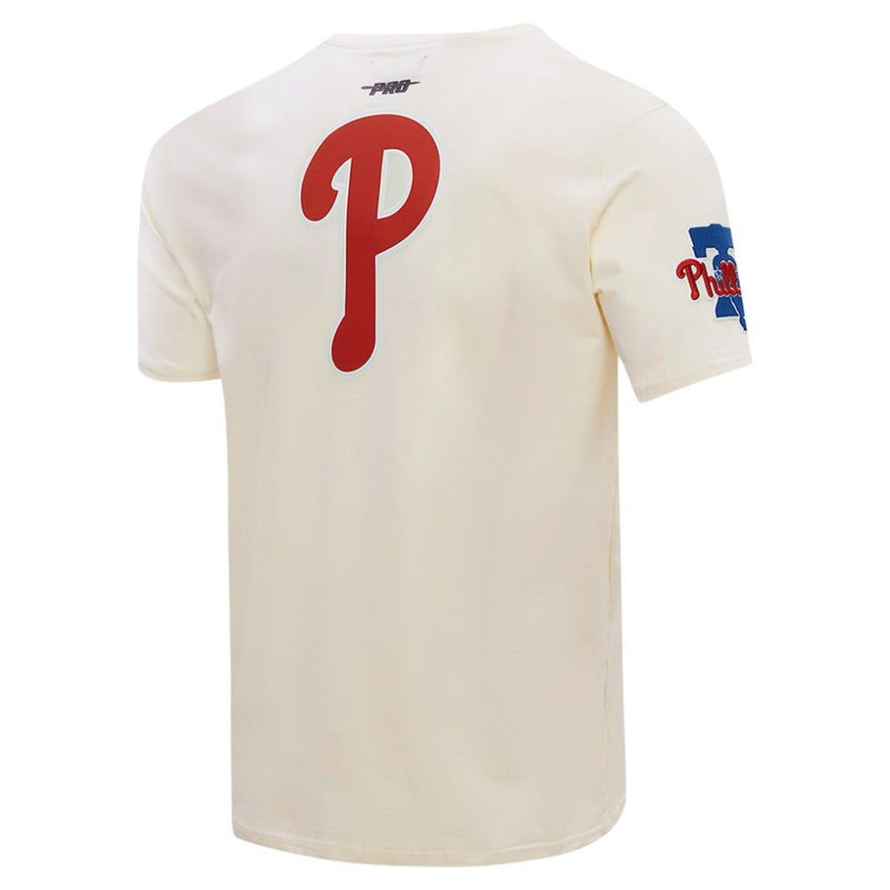 Philadelphia Phillies Pro Standard Club Member Badge T-Shirt Cream