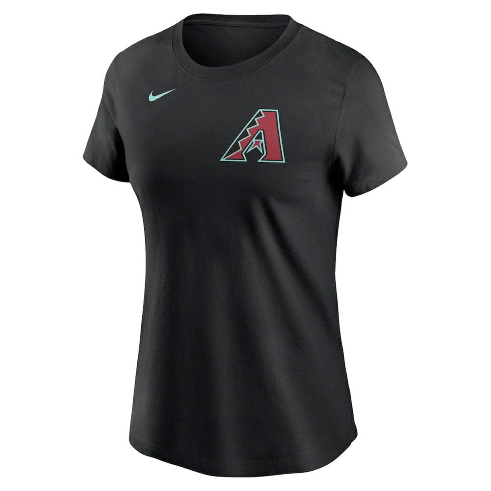 Ketel Marte Arizona Diamondbacks Women's 2024 Fuse Name & Number T-Shirt Black