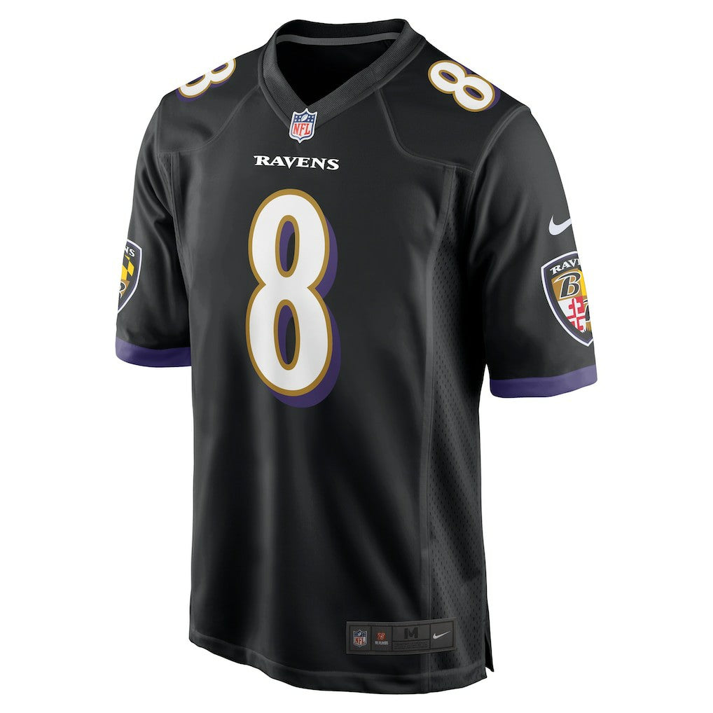 Lamar Jackson Baltimore Ravens Alternate Game Jersey - Black sale