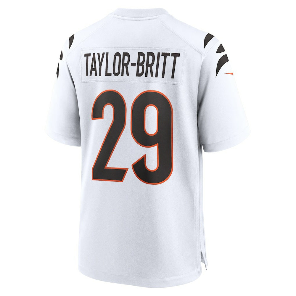 Cam Taylor-Britt Cincinnati Bengals Game Jersey - White cheap