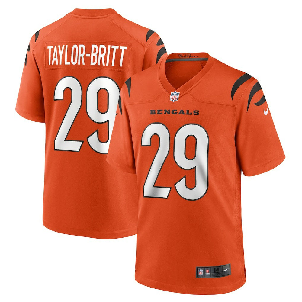 Cam Taylor-Britt Cincinnati Bengals Alternate Game Jersey - Orange sale