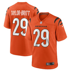 Cam Taylor-Britt Cincinnati Bengals Alternate Game Jersey - Orange sale