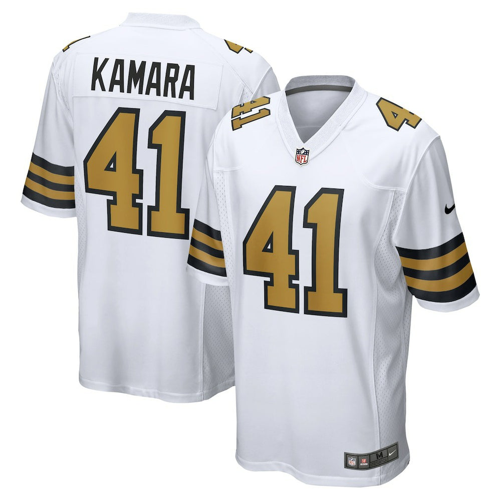 Alvin Kamara New Orleans Saints Alternate Game Jersey - White outlet