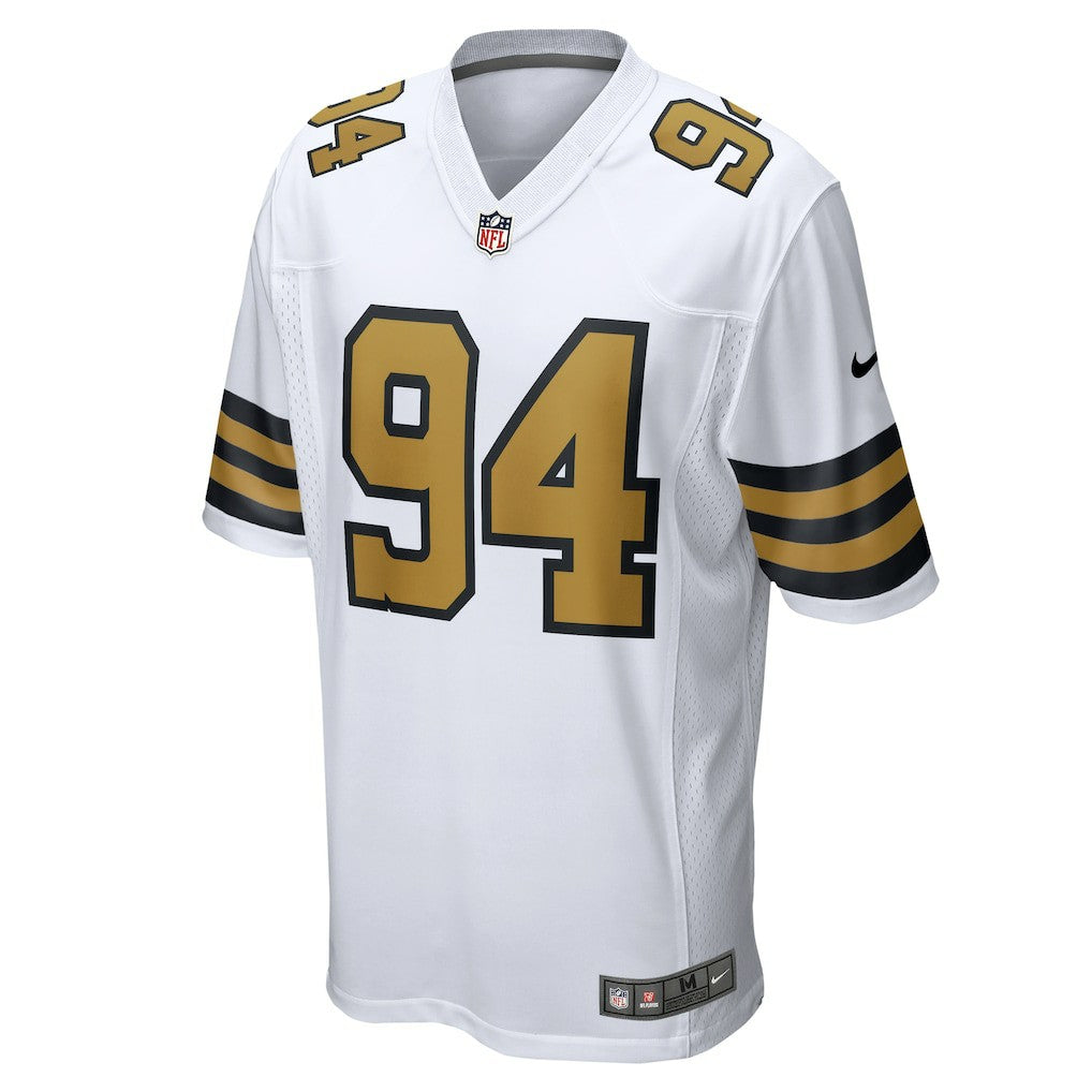 Cameron Jordan New Orleans Saints Alternate Game Jersey - White on sale